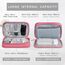 Skycase Kabeltasche,Reise Travel Gadgets Kabel Organizer Tasche,Travel Essentials Tech Pouch Bag für Kabel Powerbank Elektronische Accessoires Kabeltaschen-Rosa
