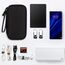 Skycase 2 Stück kabeltasche Organzier, Travel Essentials Tech Pouch Bag, Kabel Organizer Tasche klein für Kabel Powerbank Elektronische Accessoires Kabeltaschen