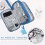 Skycase Kabeltasche,Reise Travel Gadgets Kabel Organizer Tasche,Travel Essentials Tech Pouch Bag für Kabel Powerbank Elektronische Accessoires Kabeltaschen