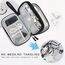 Skycase 2 Stück kabeltasche Organzier, Travel Essentials Tech Pouch Bag, Kabel Organizer Tasche klein für Kabel Powerbank Elektronische Accessoires Kabeltaschen