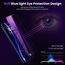 WSKEN für iPhone 17 Pro Max für Panzerglas Sichtschutz - [Anti Blaulicht][Auto Staubentfernung] Gradient Purpur Augenschutz 9H+Militär-Sicherheitsglas Privacy Schutzfolie,Anti Fingerabdruck,0 Blasen