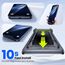 WSKEN für iPhone 17 Pro Max für Panzerglas - [3D Vollverdeckung Unsichtbar] [Auto Staubentfernung] 9H+Militär-Sicherheitsglas Schutzfolie,Anti Fingerabdruck,Anti-Bläschen,Kompatibel mit Hülle
