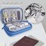Teskyer Kabeltasche Organizer, wasserdichte, Urlaub Must Haves, Multifunktional Reise Zubehör, Travel Essentials, für Ladegerät, Powerbank, Himmelblau