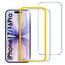 ivoler Schutzfolie für iPhone 17 / iPhone 16 Pro 6.3 Zoll, Panzer Glas Displayschutz mit 30 Sek. Installation, einfaches Montagetool, 9H Härte, HD-Klar, Kratzfest, Blasenfrei –2 Stück