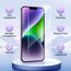 Niphabe 3 Stück Panzer Schutz Glas kompatible mit iPhone 14 Schutzfolie mit Kameraschutz, 9H Härte Hartglas, HD Displayschutz, Kratzfest–Bläschenfrei, Ultra-klar.