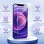 Niphabe 3 Stück Panzer Schutz Glas kompatible mit iPhone 12 Schutzfolie mit Kameraschutz, 9H Härte Hartglas, HD Displayschutz, Kratzfest–Bläschenfrei, Ultra-klar.