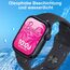 Elecshion Panzer Schutzfolie Glas für Apple watch Series 6/5/4/SE 40mm, 2 Stück Screen Protector, HD Glas Displayschutz, 9H Härte, Anti-Kratzen,Film