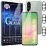 3 Stück Panzer Schutz Glas für Samsung Galaxy A56 5G Schutzglas Displayschutz und Kameraschutz, 9H Härte Kratzfest Gehärtetes Glas Anti-Öl HD Klar 2.5D Runde Kante Schutzfolie