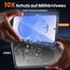 UniqueMe für Samsung Galaxy S25 für Panzerglas Sichtschutz - [Full Screen Displayschutz] Schutzfolie Sichtschutz für Samsung Galaxy S25 Schutzglas,Auto Installation,2 Stück