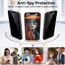 Ksleri 3 Stück für iPhone 17e/ 16e/ 14/13 Pro/ 13 für Panzerglas Sichtschutz, Anti-Spy Glas Schutzfolie, 9H Privacy Displayschutz mit Auto-Installation Einfaches Installationswerkzeug, 6,1 Zoll