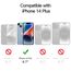 JETech Ein Touch Installieren Schutzfolie für iPhone 14 Plus 6,7 Zoll, Full Screen Panzer Schutz Glas Folie Displayschutz, Auto Ausrichtungswerkzeug Bausatz, HD Klar, 2 Stück