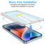 JETech Ein Touch Installieren Schutzfolie für iPhone 14 Plus 6,7 Zoll, Full Screen Panzer Schutz Glas Folie Displayschutz, Auto Ausrichtungswerkzeug Bausatz, HD Klar, 2 Stück