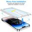 JETech Ein Touch Installieren Schutzfolie für iPhone 14 Pro 6,1 Zoll, Full Screen Panzer Schutz Glas Folie Displayschutz, Auto Ausrichtungswerkzeug Bausatz, HD Klar, 2 Stück