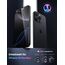 Lamicall für iPhone 16 Pro Max Schutzfolie, [2 Stück] Schutzglas - Anti-Fingerprint Displayschutz mit Montagerahmen, 9H Härte Folie, Kratzfest Glas für iPhone 16 Pro Max
