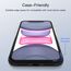 JETech Matt Schutzfolie für iPhone 11/iPhone XR 6,1 Zoll, Blendfreiem 9H Panzer Schutz Glas Folie Displayschutz, Anti Fingerabdruck Sanfte Berührung, 2 Stück