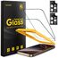 Lamicall Displayschutz für iPhone 16 Pro, [4 Stück] 9H Schutzfolie - 2x Kratzfest Glas und 2x Kameraschutz, Anti-Fingerprint Folie mit Montagerahmen, Schutzglas für iPhone 16 Pro