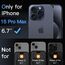 JETech Matt Schutzfolie für iPhone 15 Pro Max 6,7 Zoll, Blendfreies 9H Gehärtetes Glas Displayschutz, Anti-Fingerabdruck, Glatt Berührung, Einfache Installation, 2 Stück
