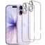 Wookfiss Rückseite Schutzfolie für iPhone 17 für Panzerglas, 2 Stück Rückseite Panzerfolie + 2 Stück Kamera Schutzfolie, 9H Härte, HD Displayschutz kompatibel mit iPhone 17