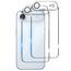 Wookfiss Rückseite Schutzfolie für iPhone 17 Air für Panzerglas, 2 Stück Rückseite Panzerfolie + 2 Stück Kamera Schutzfolie, 9H Härte, HD Displayschutz kompatibel mit iPhone Air