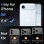 JETech 9H+ Bruchsicher Schutzfolie für iPhone Air, Gehärtete Glas Militärischer Grad Displayschutz mit Einfachem Installationswerkzeug, HD Klar, 3 Stück