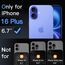 JETech 9H+ Bruchsicher Schutzfolie für iPhone 16 Plus 6,7 Zoll, Gehärtete Glas Militärischer Grad Displayschutz mit Einfachem Installationswerkzeug, HD Klar, 3 Stück