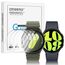NEWZEROL 4 Stück Display Glasschutz Kompatibel für Samsung Galaxy Watch 7/6 / 5/4 44mm Schutzfolie (41mm Durchmesser) 2.5D Arc Edges 9H Glas Displayschutz Anti-Kratzer Blasenfrei