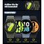 NEWZEROL 4 Stück Display Glasschutz Kompatibel für Samsung Galaxy Watch 7/6 / 5/4 44mm Schutzfolie (41mm Durchmesser) 2.5D Arc Edges 9H Glas Displayschutz Anti-Kratzer Blasenfrei