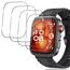 Yenwen Schutzfolie für Huawei Watch Fit 4 Pro für Panzerglas, 4 Stück Wasserdichtes Gehärtetes Glas Folie, Anti-Scratch Displayschutzfolie, Ultradünne Blasenfreie Displayschutz