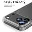 Wookfiss 2 Stück Kamera Schutzfolie für iPhone 17 Pro Max Kameraschutz, Aluminiumlegierung Kamera Schutzfolie Linsenschutz, 9H Härte, Anti-Kratzen, Bläschenfrei, Schwarz