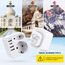 Reiseadapter Indien Reisestecker Sri Lanka Steckdosenadapter Type D mit 3USBA 1USB C, Deutschland Stecker Reisestecker für Indien, Sri Lanka,Nepal