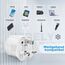 2 Stück Reiseadapter UK Adapter England Deutschland Stecker, Reisestecker Typ G Steckdose, Travel Adapter UK, Steckdosenadapter England für EU zu England/Schottland/Irland/Dubai/Maldives