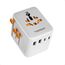 TESSAN Reiseadapter Weltweit mit USB C, Reisestecker Adapter Weltweit mit 4 USB, Steckdosenadapter England 2500W, Universal Travel Adapter für UK USA Italien Thailand Japan Australien Mexiko