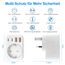 Reiseadapter UK Adapter England Deutschland Stecker mit 1 AC & 2 USB-C & 2 USB-A(3.4A), Reisestecker Typ G Steckdose UK Auf DE EU Steckdosenadapter für England, Irland, Malta, Malediven,Sri Lanka usw