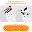 TESSAN 140W GaN Reiseadapter Weltweit, Schnellladung Adapter, Reisestecker Weltweit mit 3 USB C, 1 USB A, Travel Adapter für EU US UK Italien Japan Thailand Australien Kanada