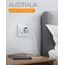 Adapter Australien 2 Stück，Adapter China Deutschland Stecker, Type I Reiseadapter China für Australien,China, Argentinien, Neuseeland, Fidschi，Weiß