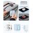 LENCENT Klappbarer Adapter England Deutschland Stecker Reiseadapter UK Stecker Adapter mit USB-C Steckdosenadapter England Reisestecker Typ G für Großbritannien Schottland Irland Dubai Malediven Malta