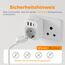 TESSAN Adapter Südafrika Steckdose 2er Pack, Reiseadapter Südafrika mit USB C, Steckdosenadapter Namibia Stecker Adapter Typ M, 2500W Reisestecker für Namibia, Botswana, Indien, Nepal, Mosambik