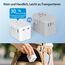 2025 Neueste Reiseadapter Weltweit, Universal Reisestecker mit 2USB A und 2 USB C,Internationaler Stecker Traval Adapter für Deutschland USA England Australien Japan,Travel Essentials