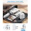 Reiseadapter Deutschland-Indie mit 4 USB (2 typ-C), 2 Output-Adapter aus Indien, Schuko-Stecker Typ D auf Sri Lanka, Nepal, weiß