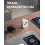 TESSAN 2er Pack USA Adapter Steckdose, 3 in 1 Reiseadapter Kanada mit USB C und USB A, Adapter USA Deutschland Stecker 1250W, Steckdosenadapter Mexiko für Kanada, Stromadapter Thailand Philippinen