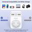 Reiseadapter USA Adapter Amerika Deutschland Stecker mit 2USB 1USB C (3A), 4-in-1 Steckdosenadapter Reisestecker Stromadapter für USA Kanada Thailand Mexiko Wand Ladegerät Ladestation