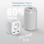 TESSAN Adapter Schweiz Deutschland, Reiseadapter Schweiz mit 2 USB, Steckdosenadapter Schweizer, Stromadapter Typ J, Reisestecker Schweizer, Adapter Typ J