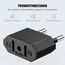US to EU Adapter, 2 Pin Ancable Reisestecker auf EU, 1 Stück Deutschland Europ Amerika Mexiko Kanada Ägypten Spanien Stecker mit USA-Netzteil Konverte für Geräte