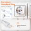 Bigfish Adapter UK 2er Pack, Stecker England, Deutschland, Steckeradapter England, Reiseadapter UK, EU Adapter für England/Schottland/Irland/Dubai/Maldives, weiß