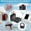 Oliveria 4 Stück Reiseadapter, EU to US Adapter, Adapterstecker USA Deutschland Stecker, Reisestecker EU auf US Deutschland/Europa Stecker Amerika/Kanada/Mexiko Konverter für Geräte mit USA-Netzteil
