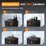 TESSAN Reiseadapter Weltweit mit USB C, Reisestecker Adapter Weltweit mit 5 USB Gesamtleistung 28W, Universal Travel Adapter, Internationale Netzadapter für UK USA Italien Japan Australien, Schwarz
