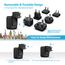 JSVER Reiseadapter Weltweit Set,Internationaler Reisestecker Adapter mit USB C, Typ A/C/G/B/I/M Stecker Steckdosenadapter mit 4 USB Reiseadapter für USA/Europa/UK/Südafrika/Japan/China/AUS(Schwarz)