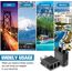 Oliveria 4 Stück Reiseadapter, EU to US Adapter, Adapterstecker USA Deutschland Stecker, Reisestecker EU auf US Deutschland/Europa Stecker Amerika/Kanada/Mexiko Konverter für Geräte mit USA-Netzteil