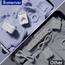 Reiseadapter USA Adapter Amerika Deutschland Stecker mit 2USB 1USB C (3A), 4-in-1 Steckdosenadapter Reisestecker Stromadapter für USA Kanada Thailand Mexiko Wand Ladegerät Ladestation