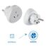 Electraline 70060 Reiseadapter Australien/China nach Deutschland/Europa, weiß